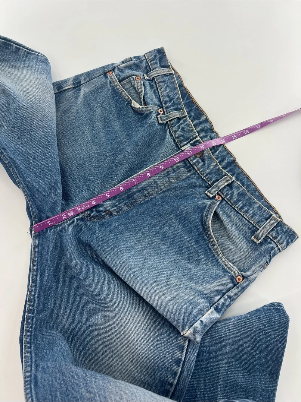 Vintage Orange Tab 517 Men’s Straight-Leg Jeans USA made Grunge gorpcore